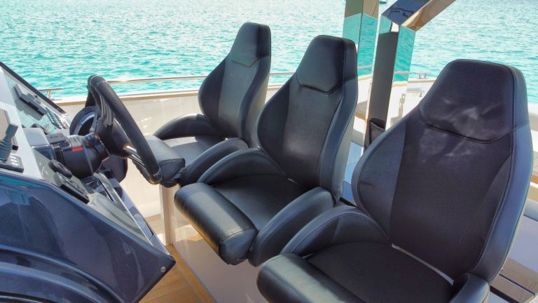 Rudder of Focus Forza 37 Hug - Yacht in Ibiza