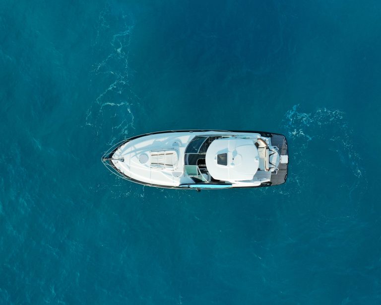 Air view of Monterey 355 Andrea - Motorboat in Ibiza