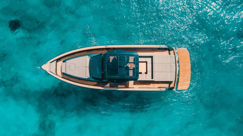 Air view of Pardo 50 Horizon - Yacht in Ibiza