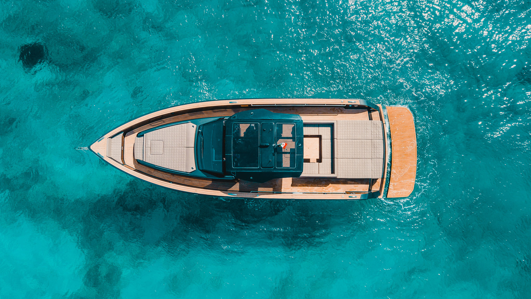 Air view of Pardo 50 Horizon - Yacht in Ibiza