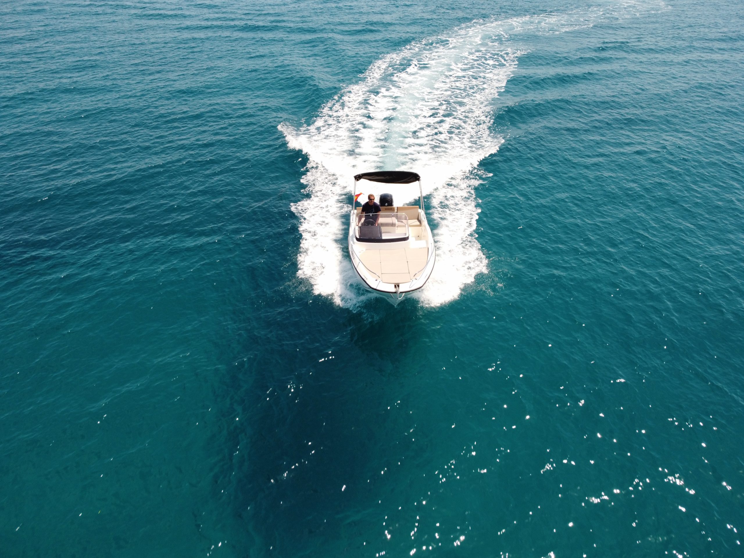 Sailing 2 of Quicksilver 605 Hang ten - Motorboat in Ibiza