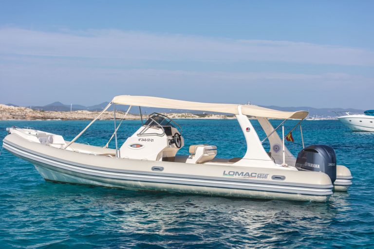 Port view 2 of Lomac 790 Sa nova - RIB in Ibiza