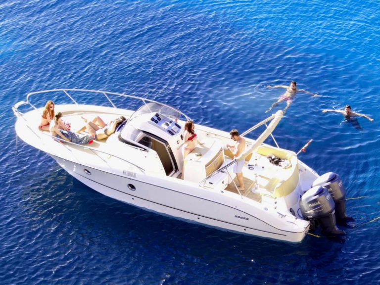 Port view 2 of Sessa Marine Key Largo 30 Permanent Sunglases - Motorboat in Ibiza