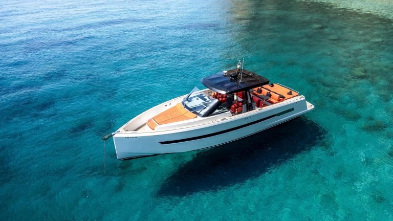 Port view of Fjord 48 Slice - Yacht in Ibiza