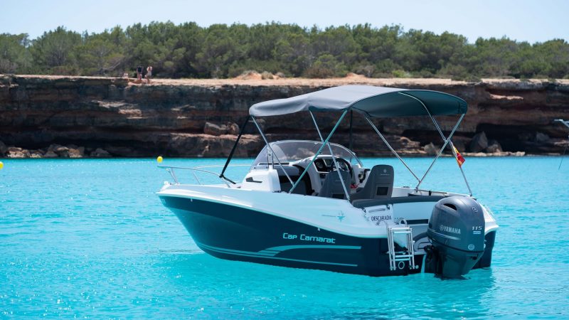 Port view of Jeanneau Cap Camarat 5,5 Renegada - Motorboat in Ibiza