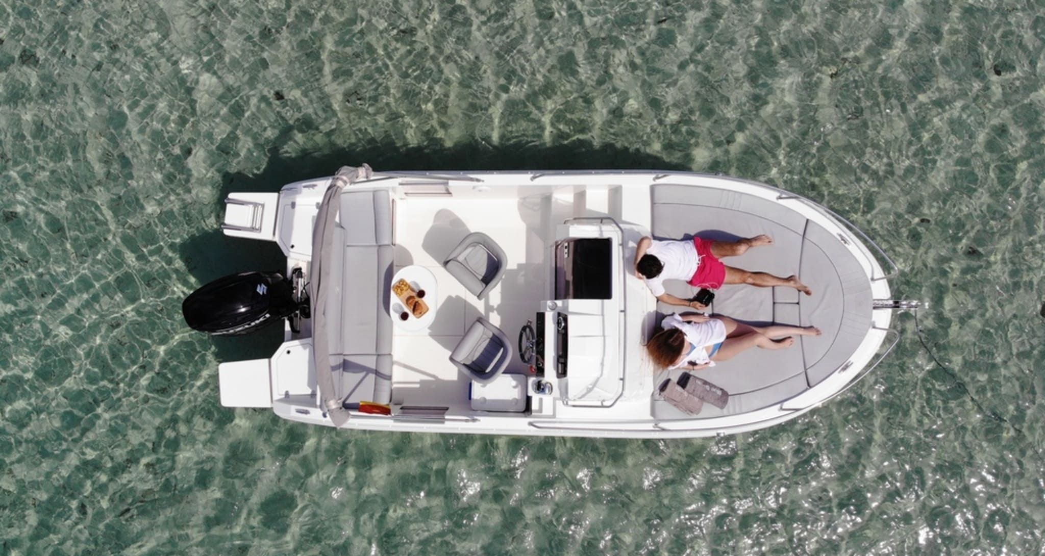 Air view of Pacific Craft 650 Cocker - Motorboat in Ibiza
