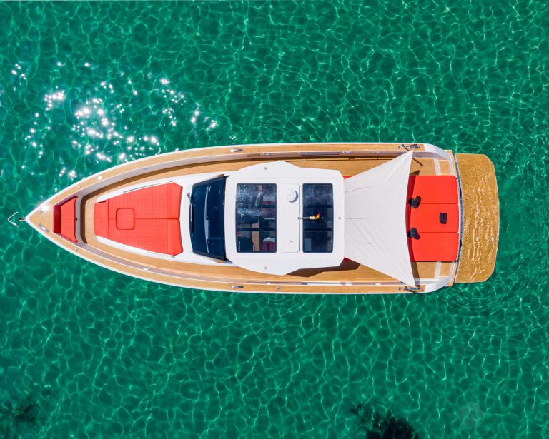 Air view of Pardo 50 Augusti - Yacht in Ibiza