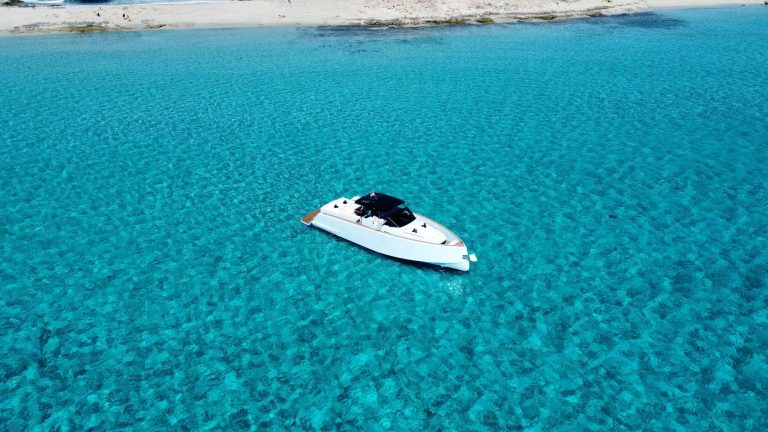 Air view of Pardo 50 I'm off - Yacht in Ibiza