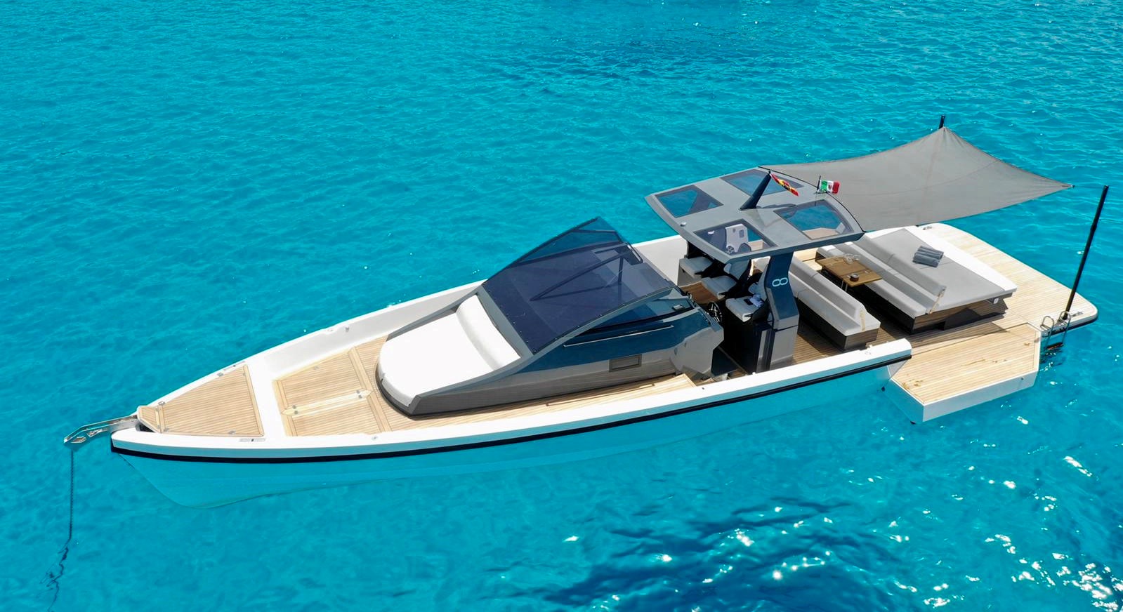 Alquiler rent location llogar barco boat bateau ibiza SeainfinityT4Drive