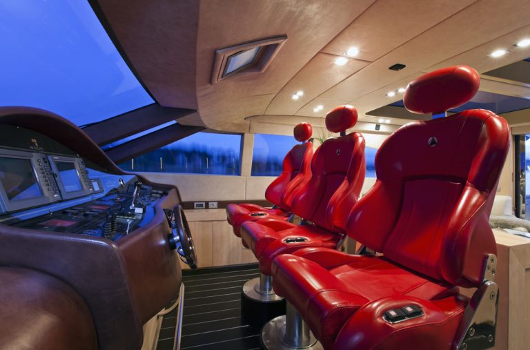 Rudder of Ab 78 Zazzazu - Yacht in Ibiza