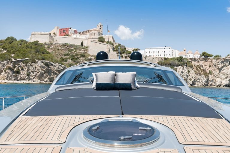 Sundeck of Pershing 72 Sensation - Yacht in Ibiza