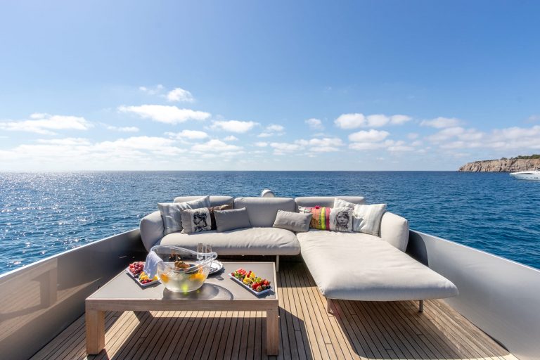 Fly Bridge of Pershing 90 Inspiration - Superyacht in Ibiza