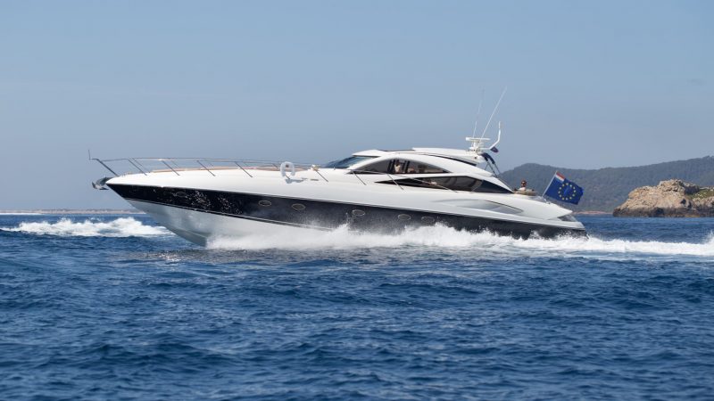 Sailing of Sunseeker Predator 68 Tranquility III - Yacht in Ibiza