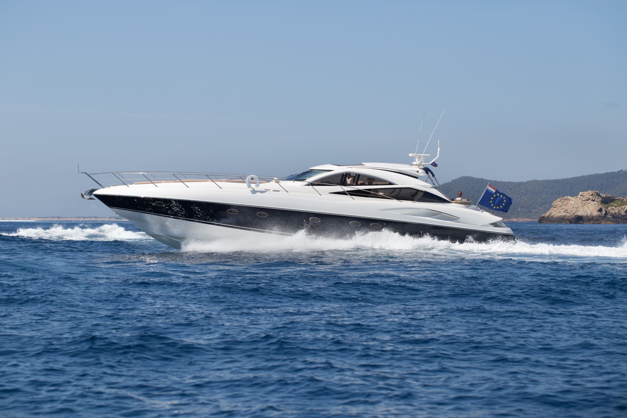 Sailing of Sunseeker Predator 68 Tranquility III - Yacht in Ibiza