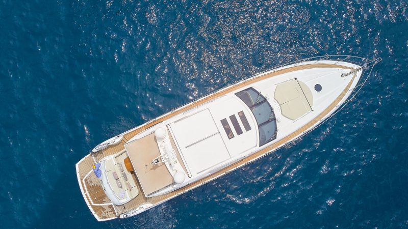 Air view of Sunseeker Predator 72 N9 - Yacht in Ibiza