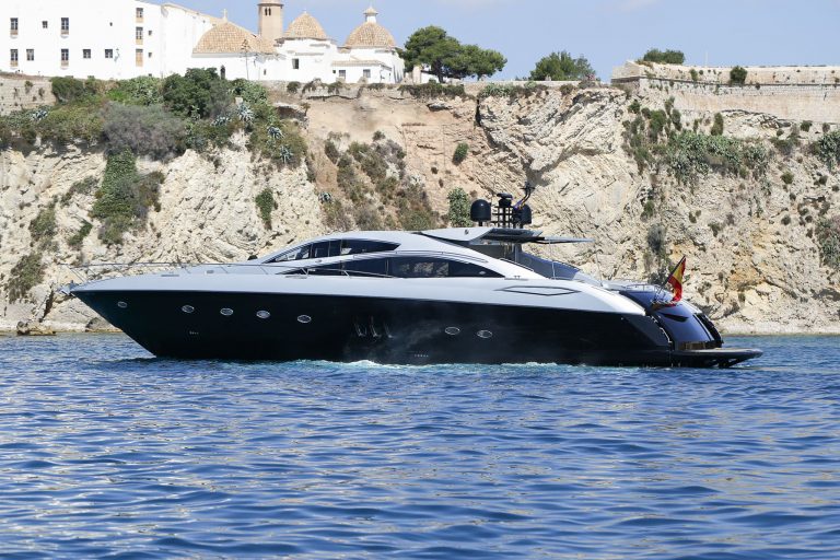 Port view 2 of Sunseeker Predator 82 Georgia - Superyacht in Ibiza