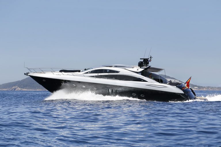 Sailing 2 of Sunseeker Predator 82 Georgia - Superyacht in Ibiza