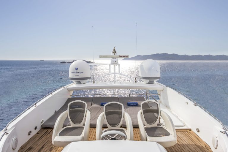 Fly Bridge of Sunseeker Predator 84 Ariyas - Superyacht in Ibiza