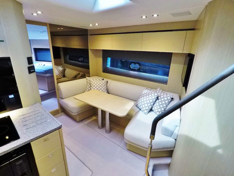 Lounge of Princess V50 Aspen - Yacht in Ibiza