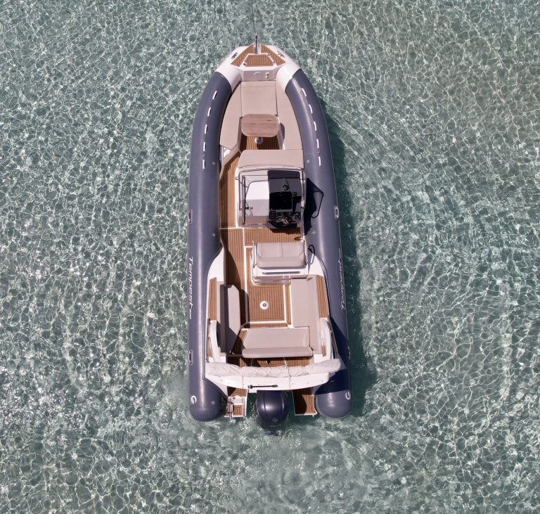 Air view of Capelli Tempest 800 Maruja - RIB in Ibiza