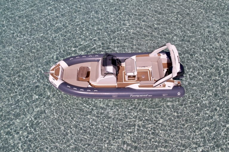 Air view 2 of Capelli Tempest 800 Maruja - RIB in Ibiza