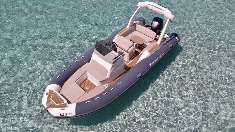 Bow of Capelli Tempest 800 Maruja - RIB in Ibiza