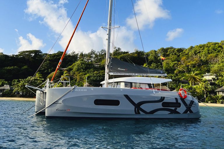 Port view of Excess 11 Moana - Catamaran in Ibiza