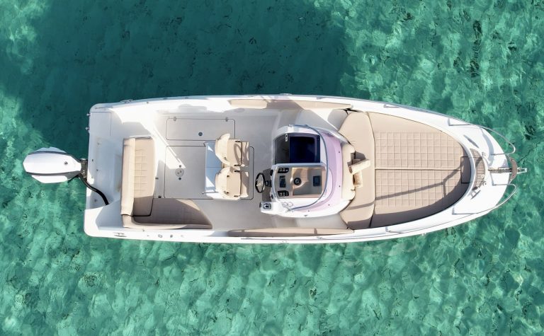 Air view of Sessa Marine Key Largo 27 Al mar - Motorboat in Ibiza