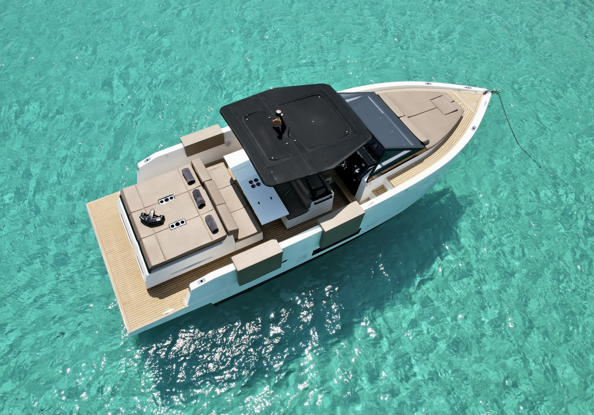 Air view 2 of De Antonio D34 Delito - Yacht in Ibiza