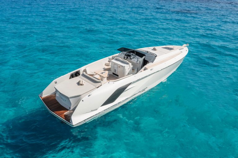 Sundeck of Frauscher 1414 Demon Finally - Yacht in Ibiza