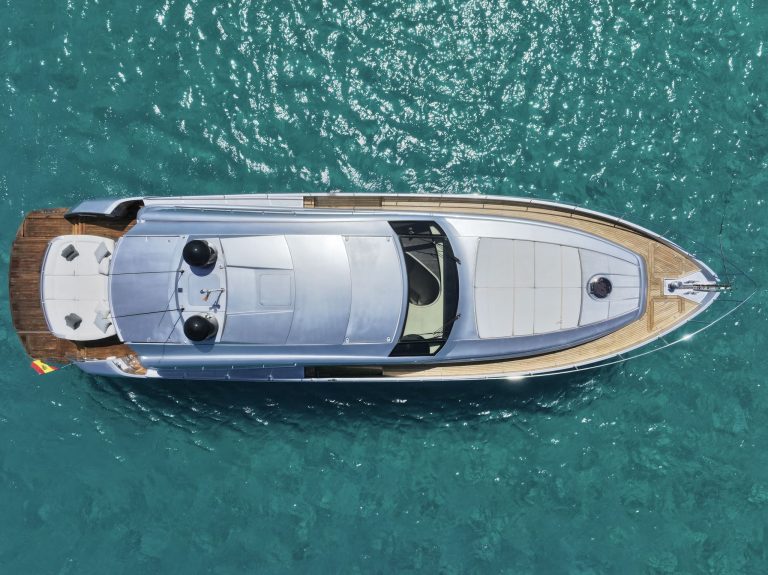 Air view of Pershing 72 Legendary - Yacht in Ibiza