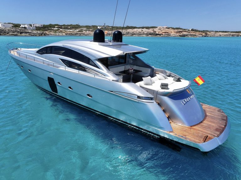 Port view of Pershing 72 Legendary - Yacht in Ibiza