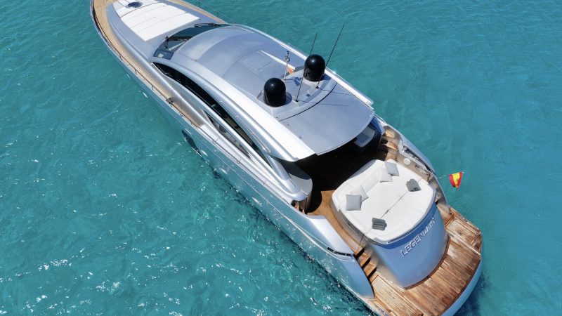 Sundeck of Pershing 72 Legendary - Yacht in Ibiza