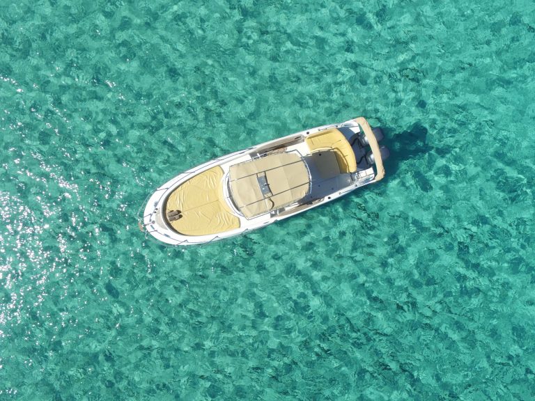 Air view of Sessa Marine Key Largo 30 GOA5 - Motorboat in Ibiza