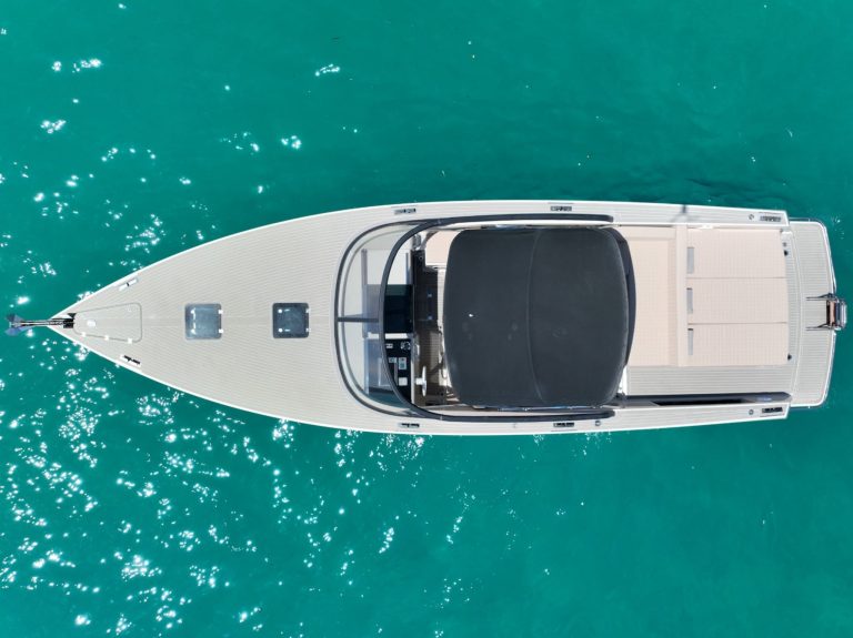 Air view of Van Dutch 40 Get Shorty - Yacht in Ibiza