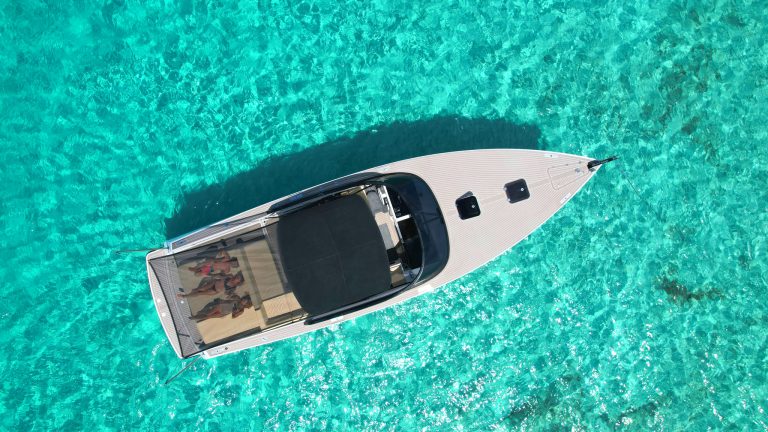 Air view of Van Dutch 40 Good vibes - Yacht in Ibiza