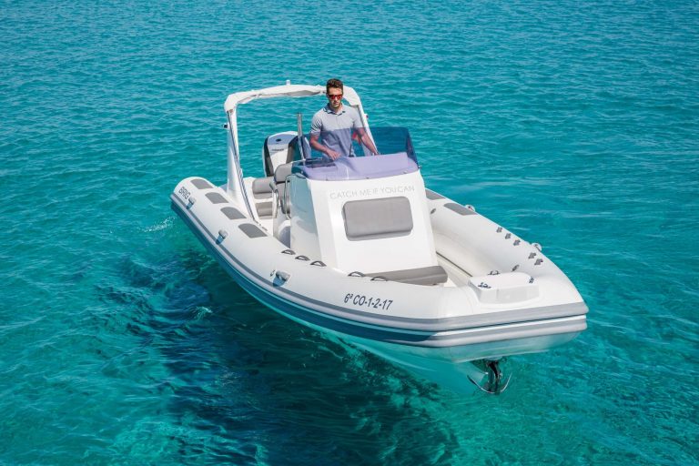 Bow of Brig 780 Tío Nacho - RIB in Ibiza