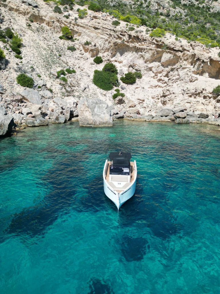 Bow of De Antonio D34 Gogga - Yacht in Ibiza