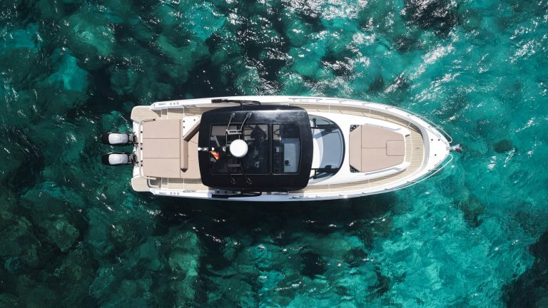 Air view 3 of Oryx 38 Santa Cruz - Motorboat in Ibiza
