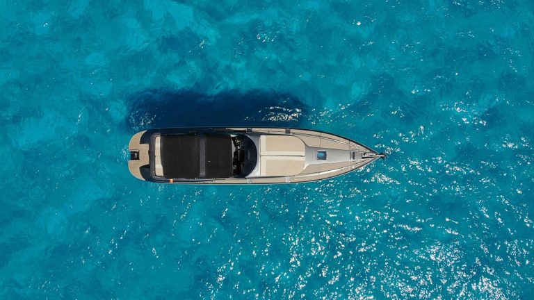 Air view of Tullio Abbate 42 Be - Yacht in Ibiza