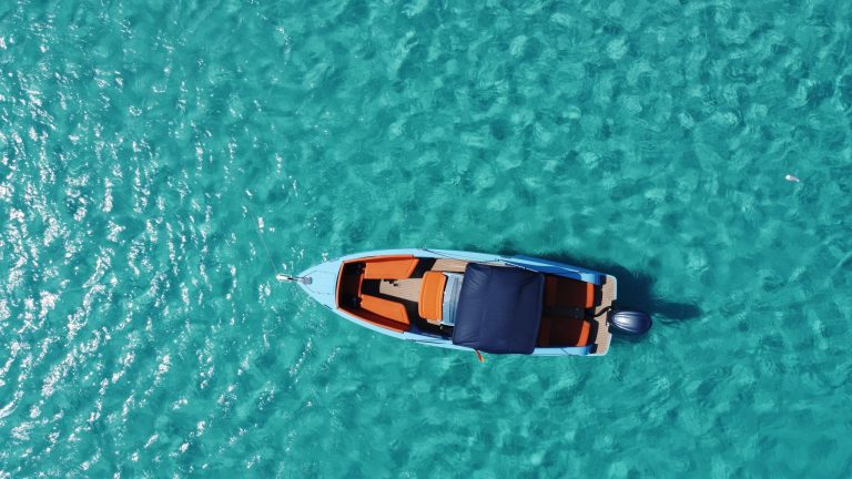 Air view of Salut 29 Iceman - Motorboat in Ibiza