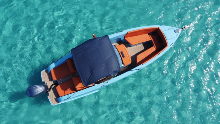Air view 2 of Salut 29 Iceman - Motorboat in Ibiza