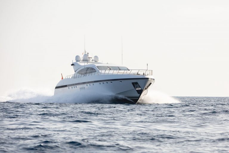Sailing 2 of Mangusta 108 Nomad - Superyacht in Ibiza