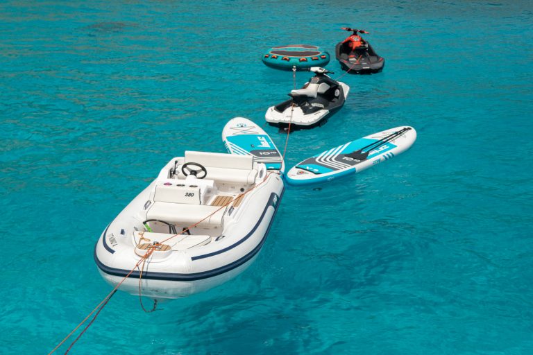 Watertoys of Mangusta 108 Nomad - Superyacht in Ibiza