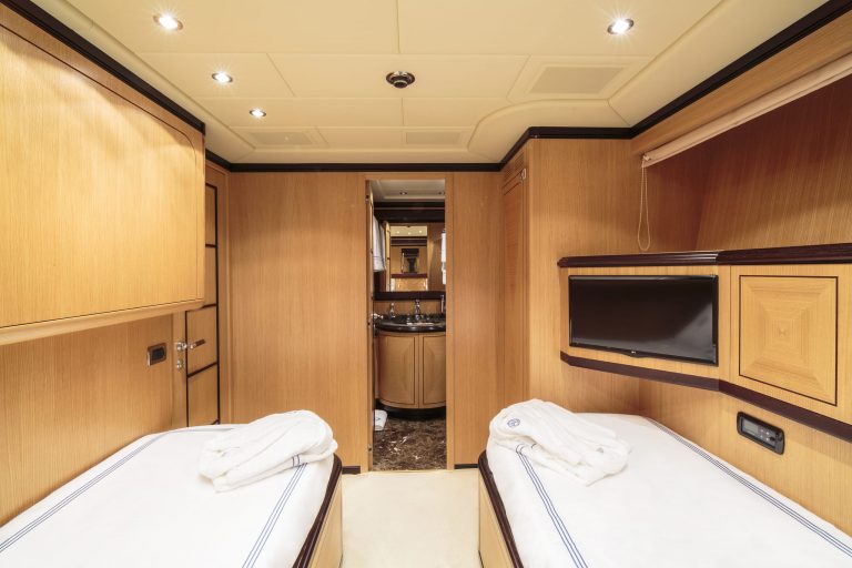 Cabin 3 of Mangusta 92 Chill out - Superyacht in Ibiza