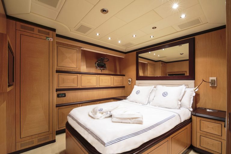 Cabin of Mangusta 92 Chill out - Superyacht in Ibiza