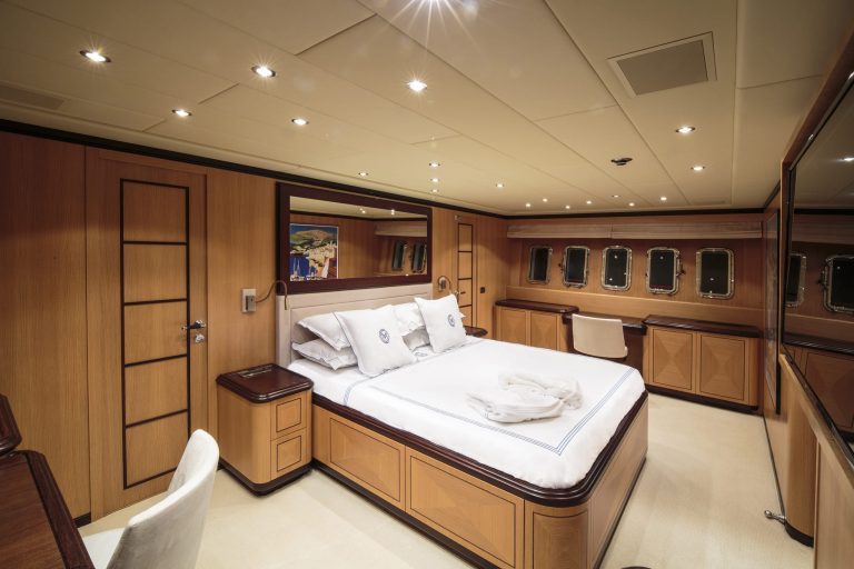 Cabin 2 of Mangusta 92 Chill out - Superyacht in Ibiza