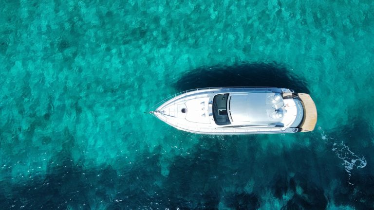 Air view of Pershing 56 Enjoy - Yacht in Ibiza