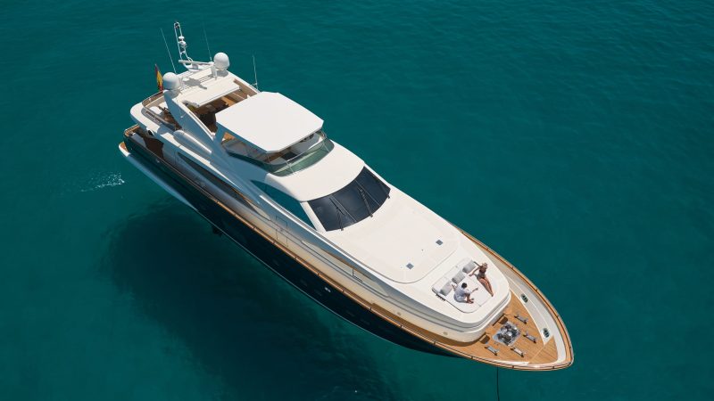 Bow 2 of Astondoa 102 GLX Kirios - Superyacht in Ibiza
