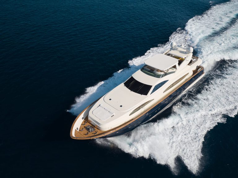 Sailing 3 of Astondoa 102 GLX Kirios - Superyacht in Ibiza